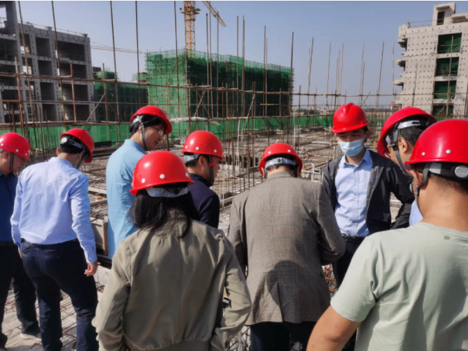 【企业新闻】中国建研院调研组及省市住建领导赴我司保温结构一体化施工现场调研